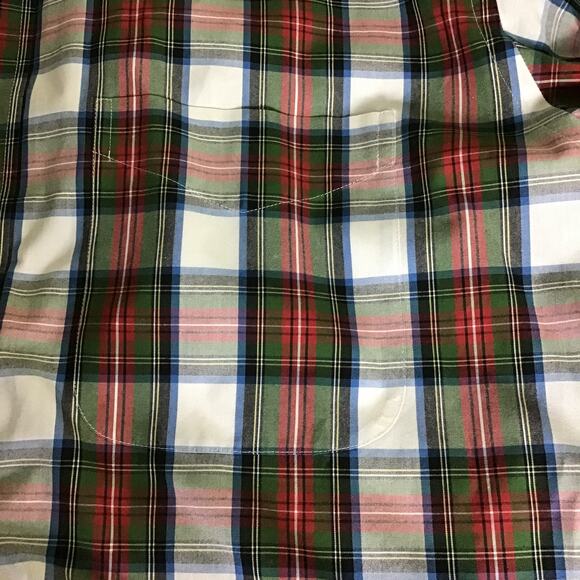 Jos A Bank Travelers  Collections Mens Tartan  Button down Long Sleeve  Sz L EUC - Picture 5 of 7